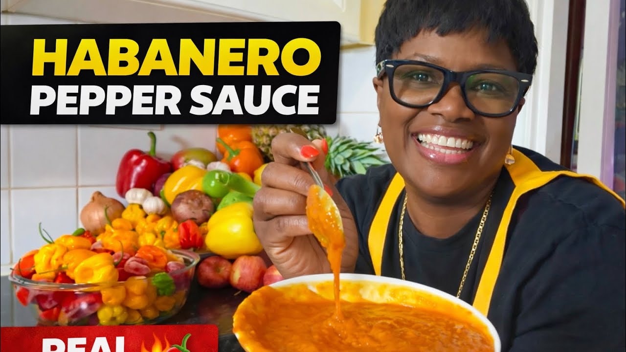 video thumbnail for 'How I Make Habanero Pepper Sauce (Jamaican Style, No Preservatives)'